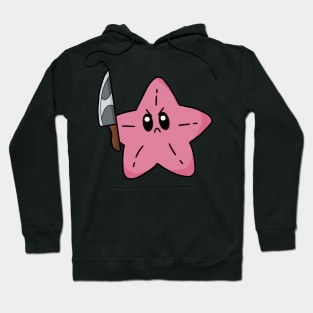 Angry starfish with knife! Hoodie